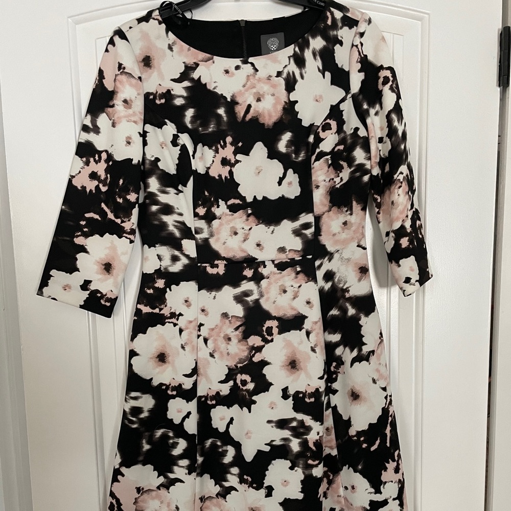 Vince Camuto Floral fit and flare dress